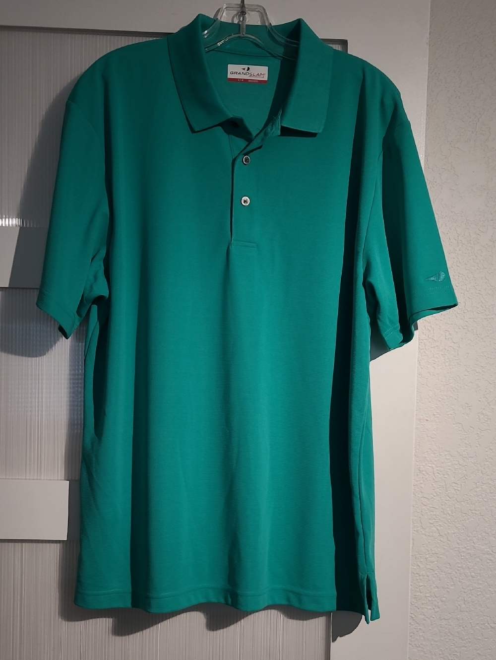 Grand Slam Men's Teal/Green Polo Shirt